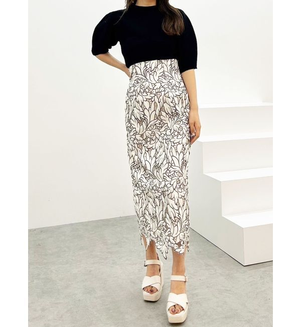 MERCURYDUO「総針パフスリーブニット」|ニット・セーター|