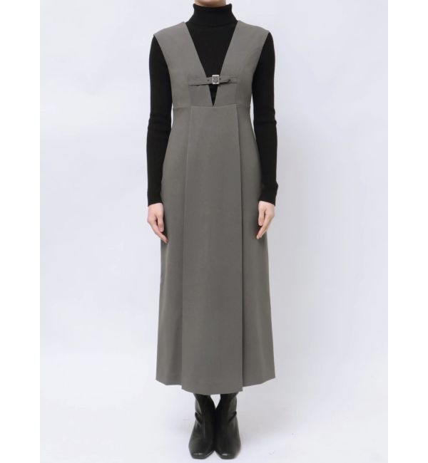 MURUA「フロントベルトジャンパースカート」|ワンピース|