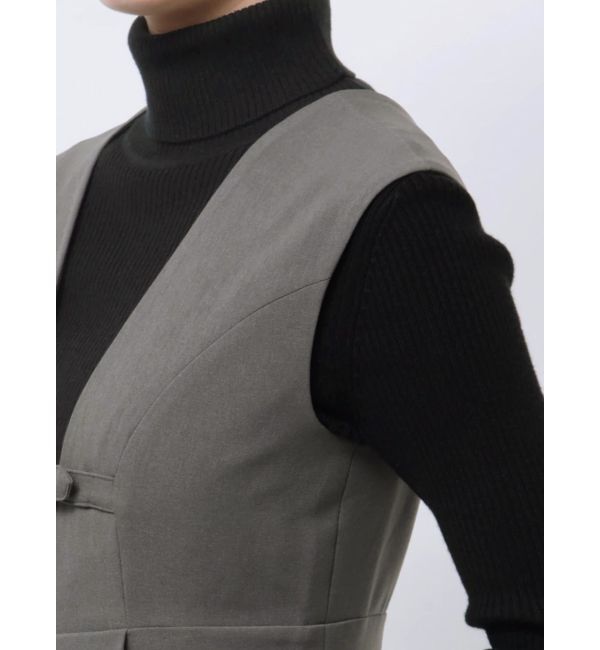 MURUA「フロントベルトジャンパースカート」|ワンピース|