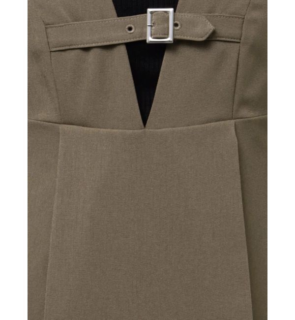 MURUA「フロントベルトジャンパースカート」|ワンピース|