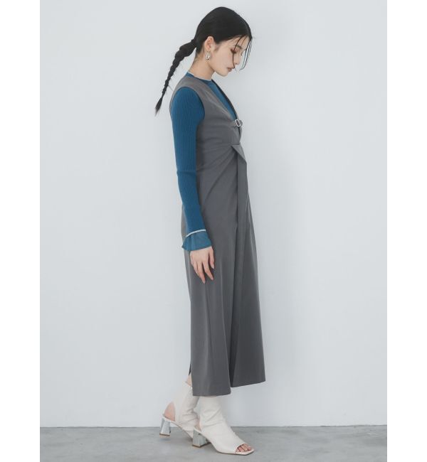 MURUA「フロントベルトジャンパースカート」|ワンピース|