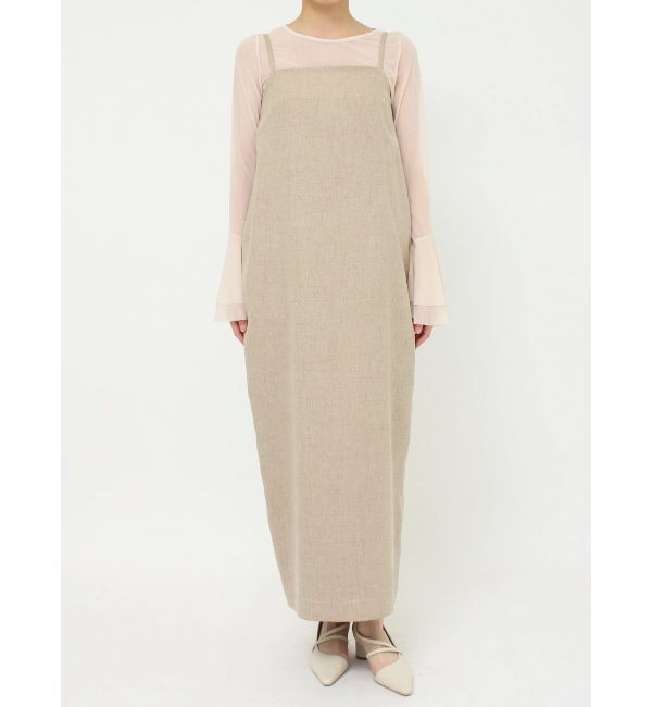 LAGUNAMOON「バッグラペルキャミワンピース」|ワンピース|