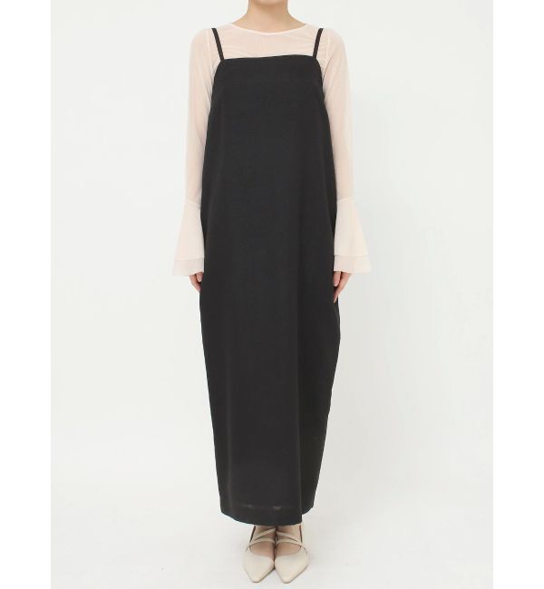 LAGUNAMOON「バッグラペルキャミワンピース」|ワンピース|