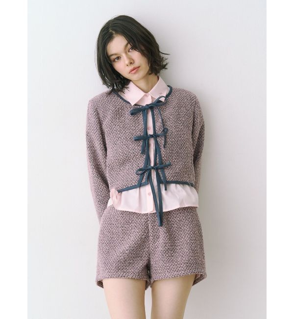 jouetie「コンパクトツイードショーパン【セットアップ対応】」|その他|