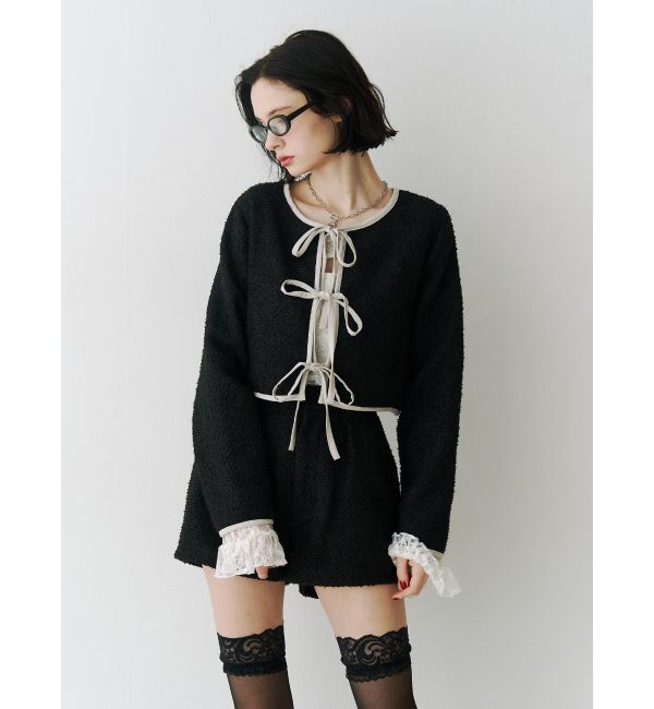 jouetie「コンパクトツイードショーパン【セットアップ対応】」|その他|