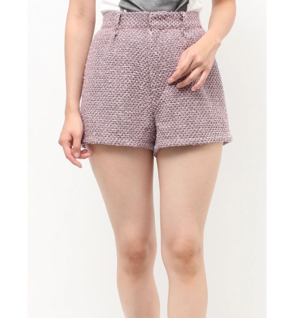 jouetie「コンパクトツイードショーパン【セットアップ対応】」|その他|