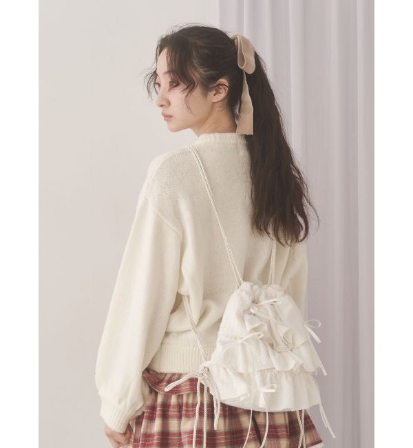 merry jenny「フリルミルフィーユバックパック」|リュック|