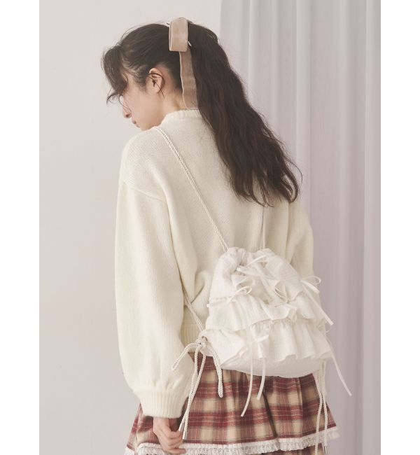 merry jenny「フリルミルフィーユバックパック」|リュック|