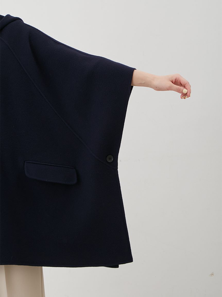 Mila Owen「フードポンチョコート」|チェスターコート|