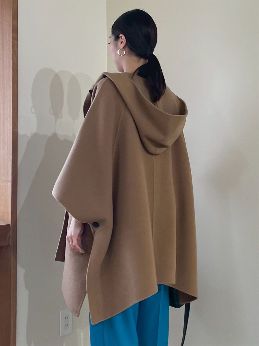 Mila Owen「フードポンチョコート」|チェスターコート|