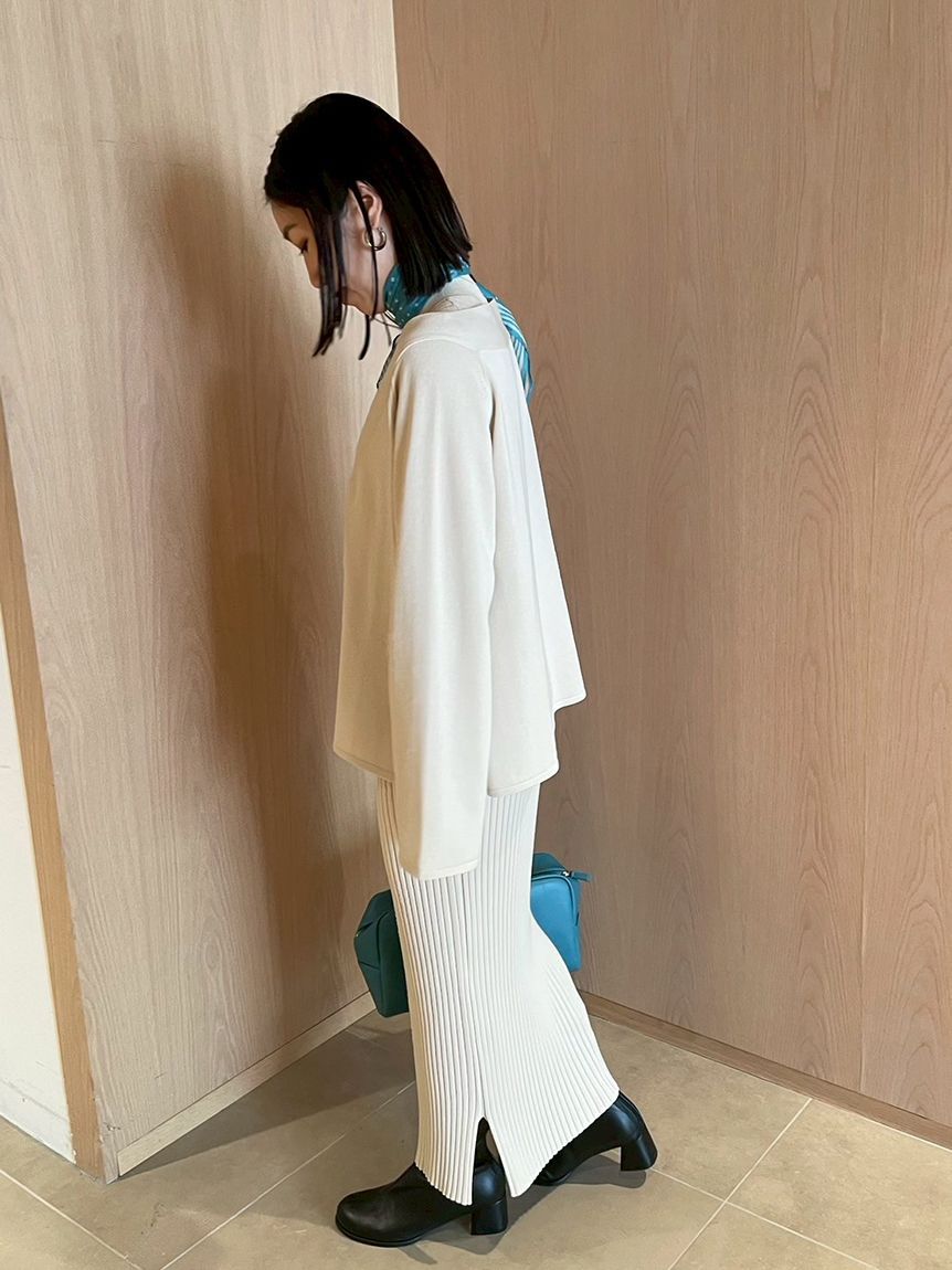 Mila Owen「両得レイヤードニットワンピ」|ワンピース|