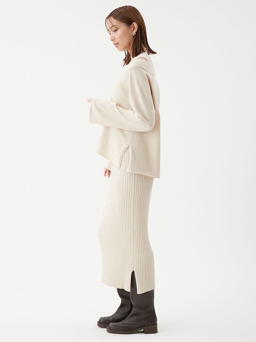 Mila Owen「両得レイヤードニットワンピ」|ワンピース|