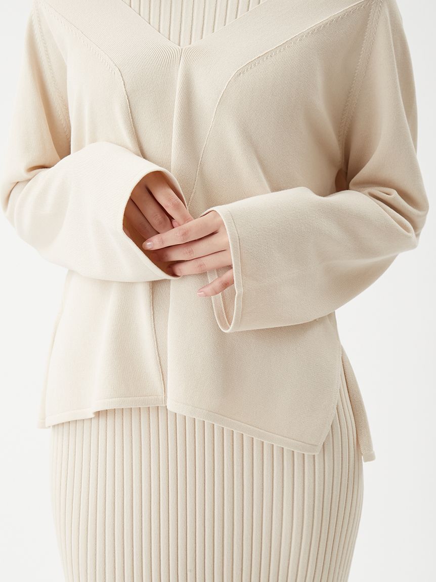 Mila Owen「両得レイヤードニットワンピ」|ワンピース|