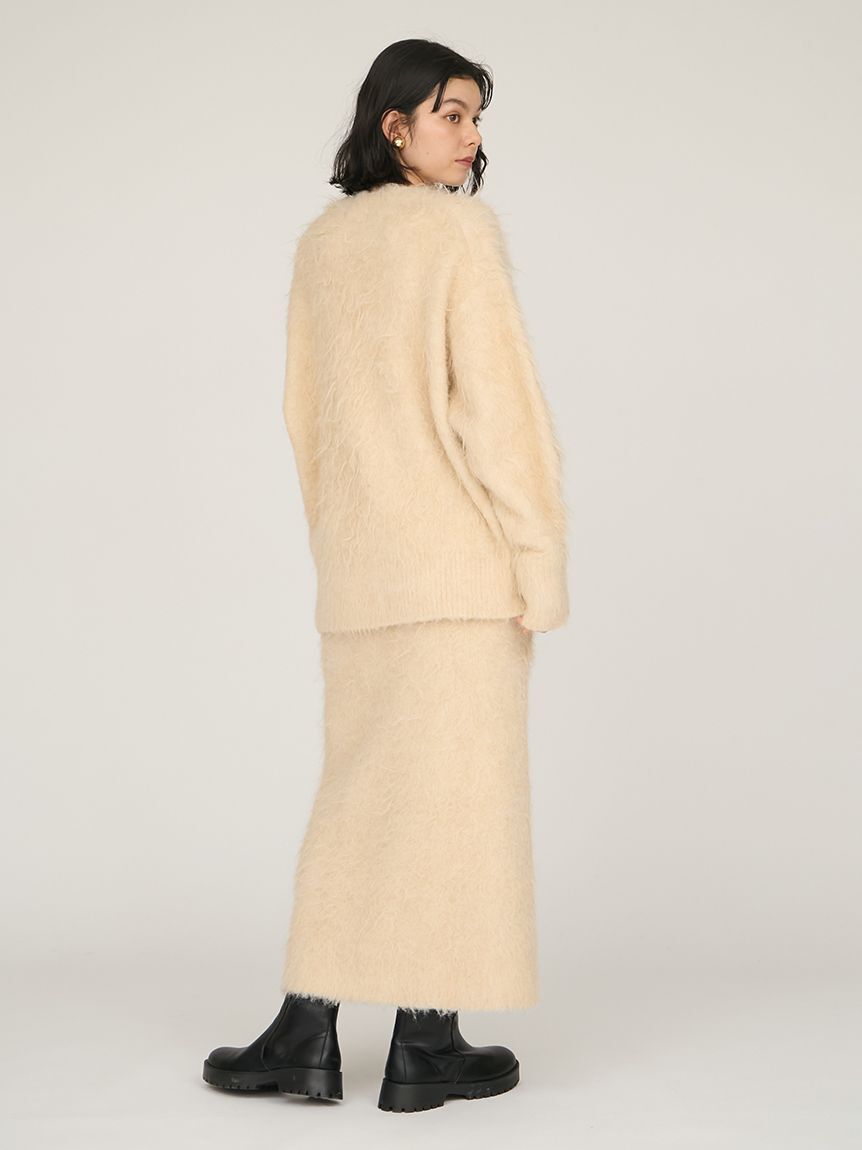 emmi atelier「シャギーニットカーディガン」|カーディガン|