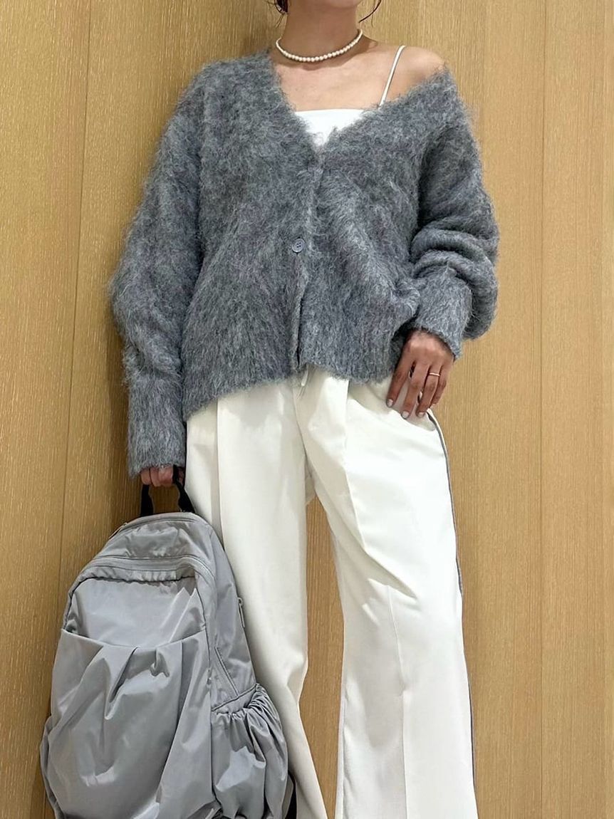 emmi atelier「シャギーニットカーディガン」|カーディガン|