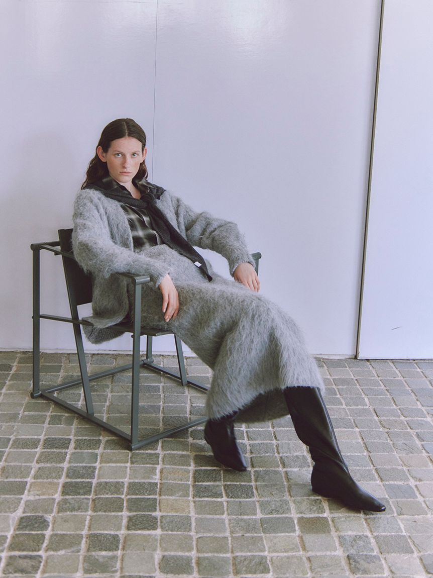 emmi atelier「シャギーニットカーディガン」|カーディガン|