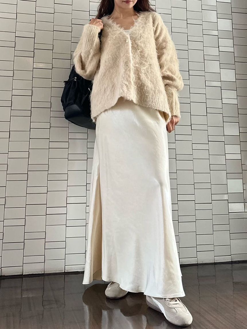 emmi atelier「シャギーニットカーディガン」|カーディガン|