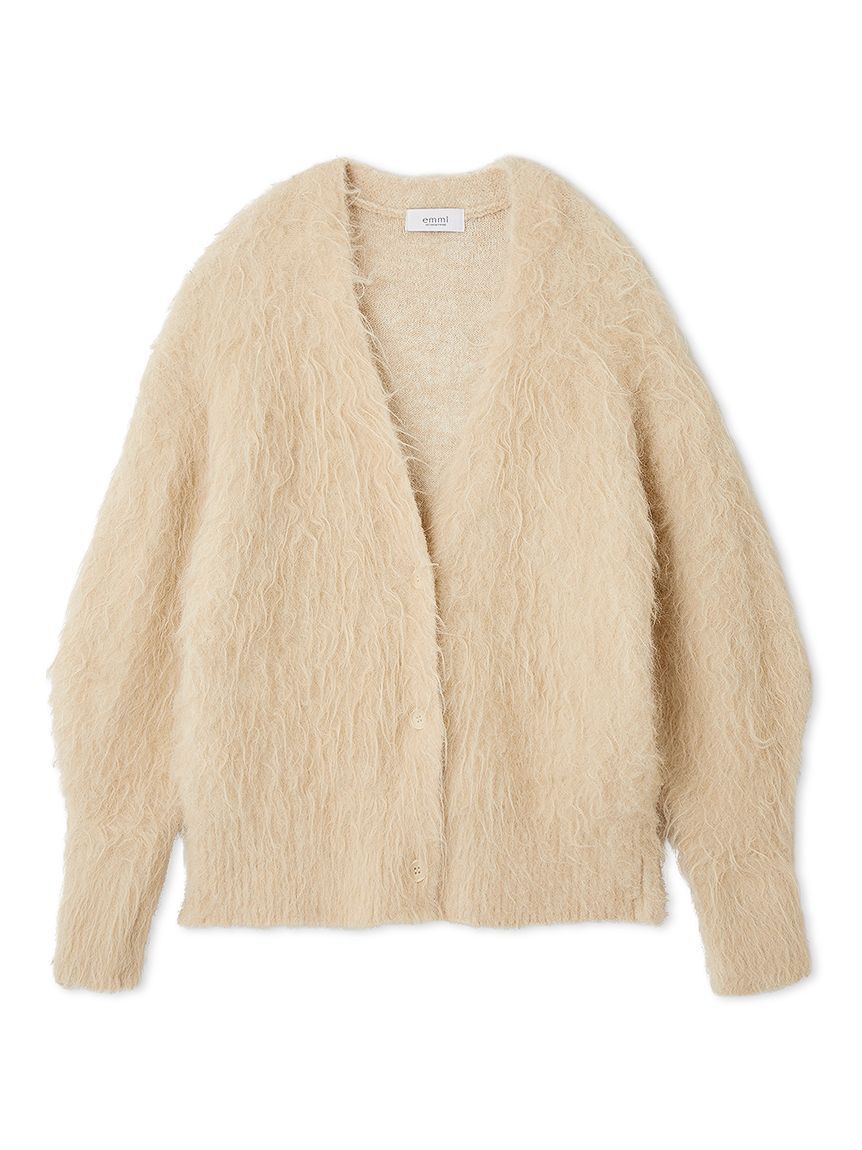 emmi atelier「シャギーニットカーディガン」|カーディガン|