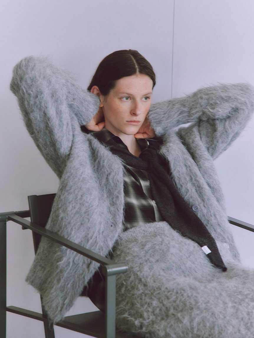 emmi atelier「シャギーニットカーディガン」|カーディガン|