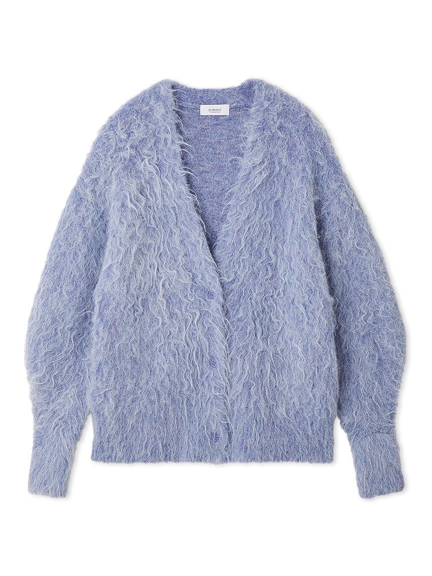 emmi atelier「シャギーニットカーディガン」|カーディガン|