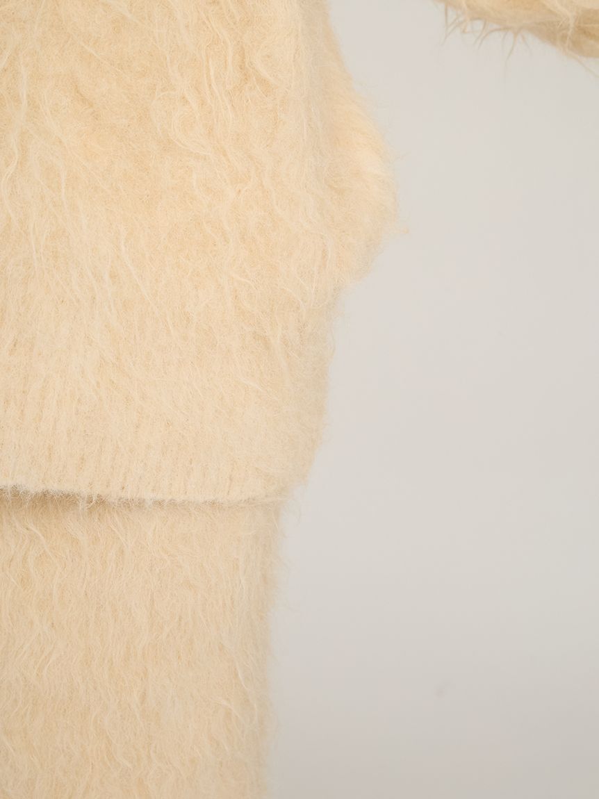 emmi atelier「シャギーニットカーディガン」|カーディガン|