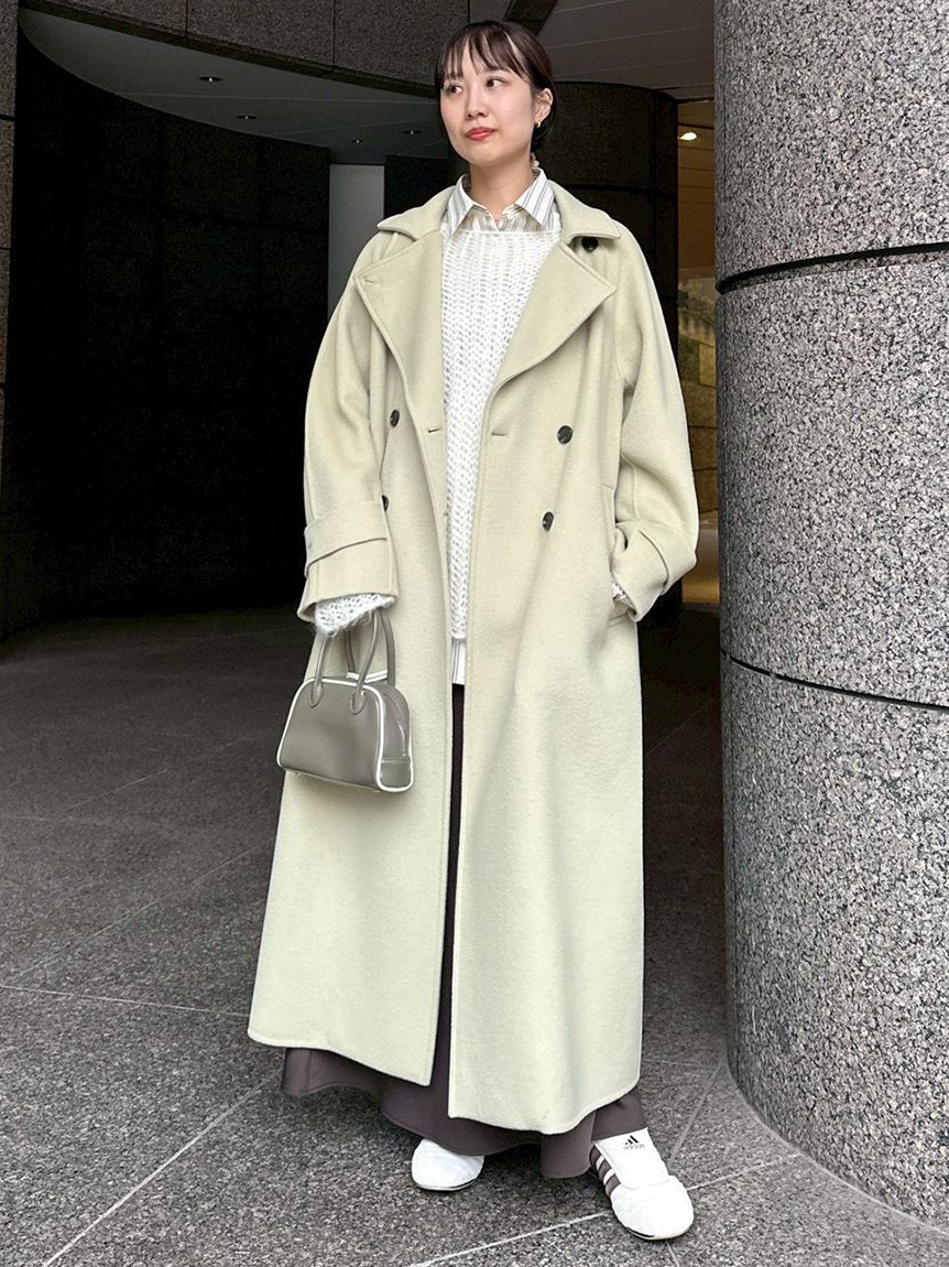 emmi atelier「ロイヤルジーロン・ロングコート」|トレンチコート|