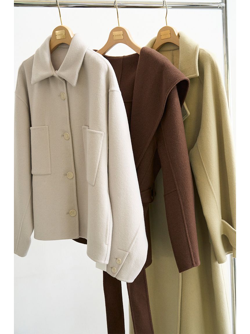 emmi atelier「ロイヤルジーロン・ロングコート」|トレンチコート|