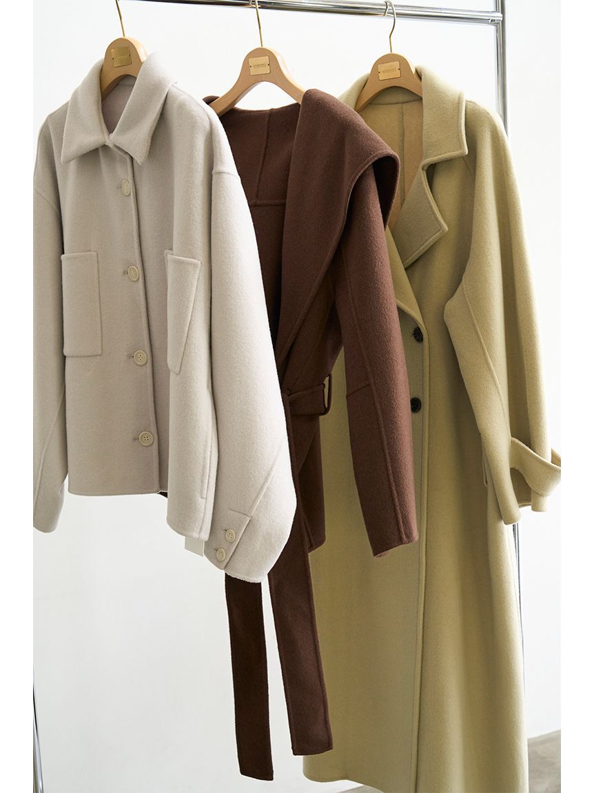 emmi atelier「ロイヤルジーロン・ロングコート」|トレンチコート|