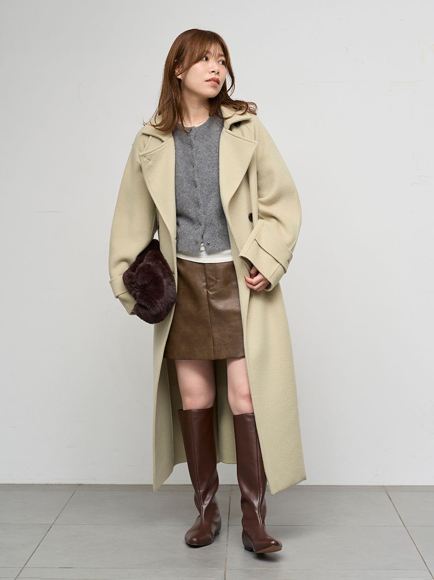 emmi atelier「ロイヤルジーロン・ロングコート」|トレンチコート|