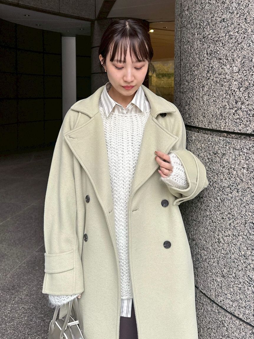 emmi atelier「ロイヤルジーロン・ロングコート」|トレンチコート|