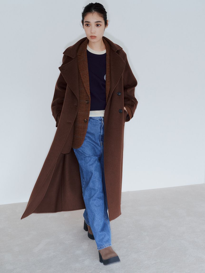 emmi atelier「ロイヤルジーロン・ロングコート」|トレンチコート|