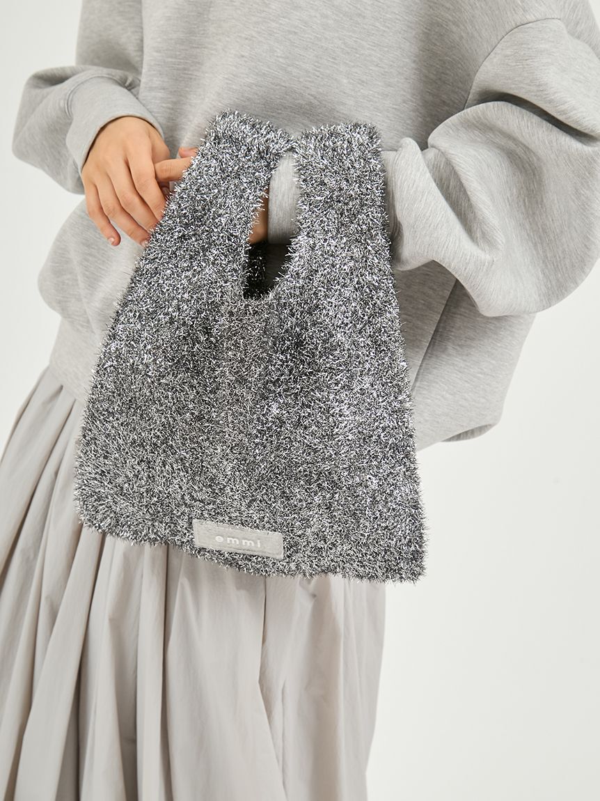 emmi atelier「【ONLINE限定】グリッターラメバッグ」|ハンドバッグ|