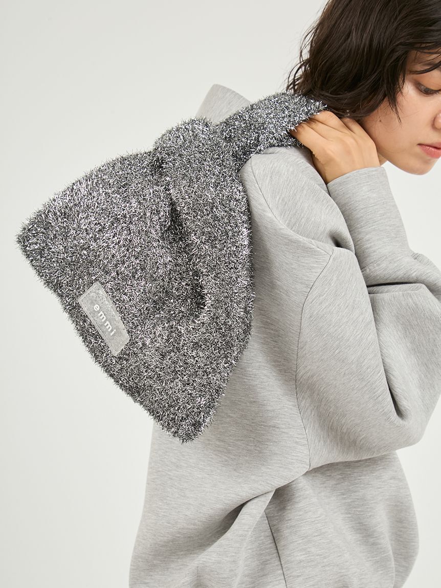 emmi atelier「【ONLINE限定】グリッターラメバッグ」|ハンドバッグ|