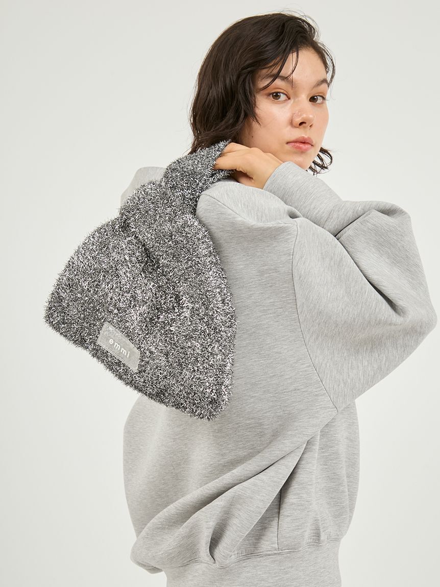 emmi atelier「【ONLINE限定】グリッターラメバッグ」|ハンドバッグ|
