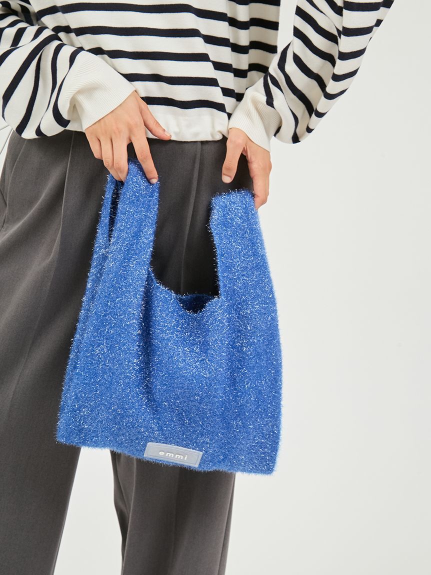 emmi atelier「【ONLINE限定】グリッターラメバッグ」|ハンドバッグ|