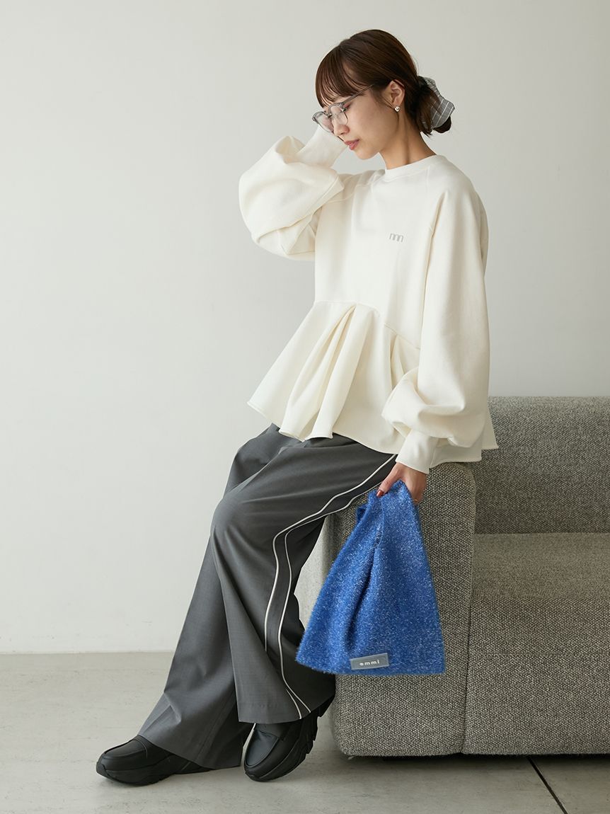 emmi atelier「【ONLINE限定】グリッターラメバッグ」|ハンドバッグ|