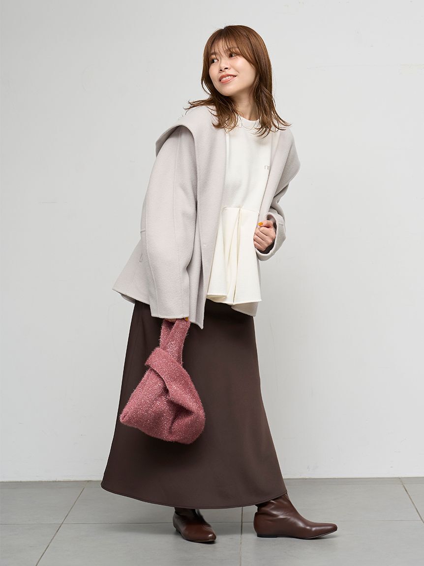 emmi atelier「【ONLINE限定】グリッターラメバッグ」|ハンドバッグ|