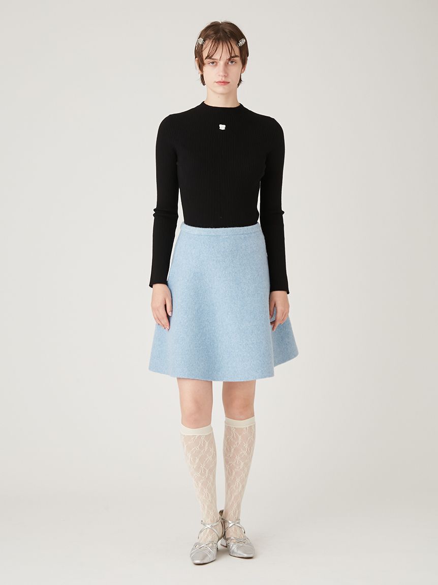 FURFUR「【WEB・一部店舗限定カラー】ボウタイトリムニットセットアップ」|ワンピース|