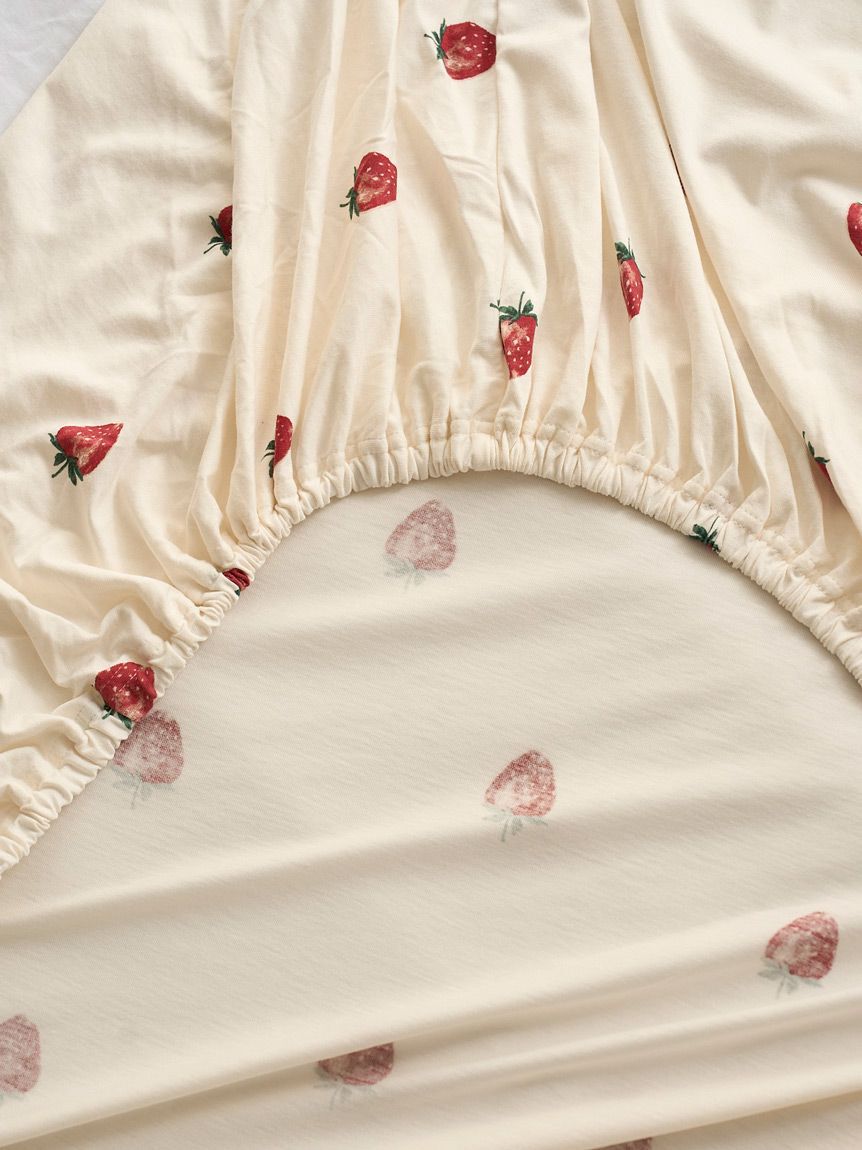 gelato pique Sleep「【Sleep】ストロベリー柄BOXシーツ（ダブル）」|その他|