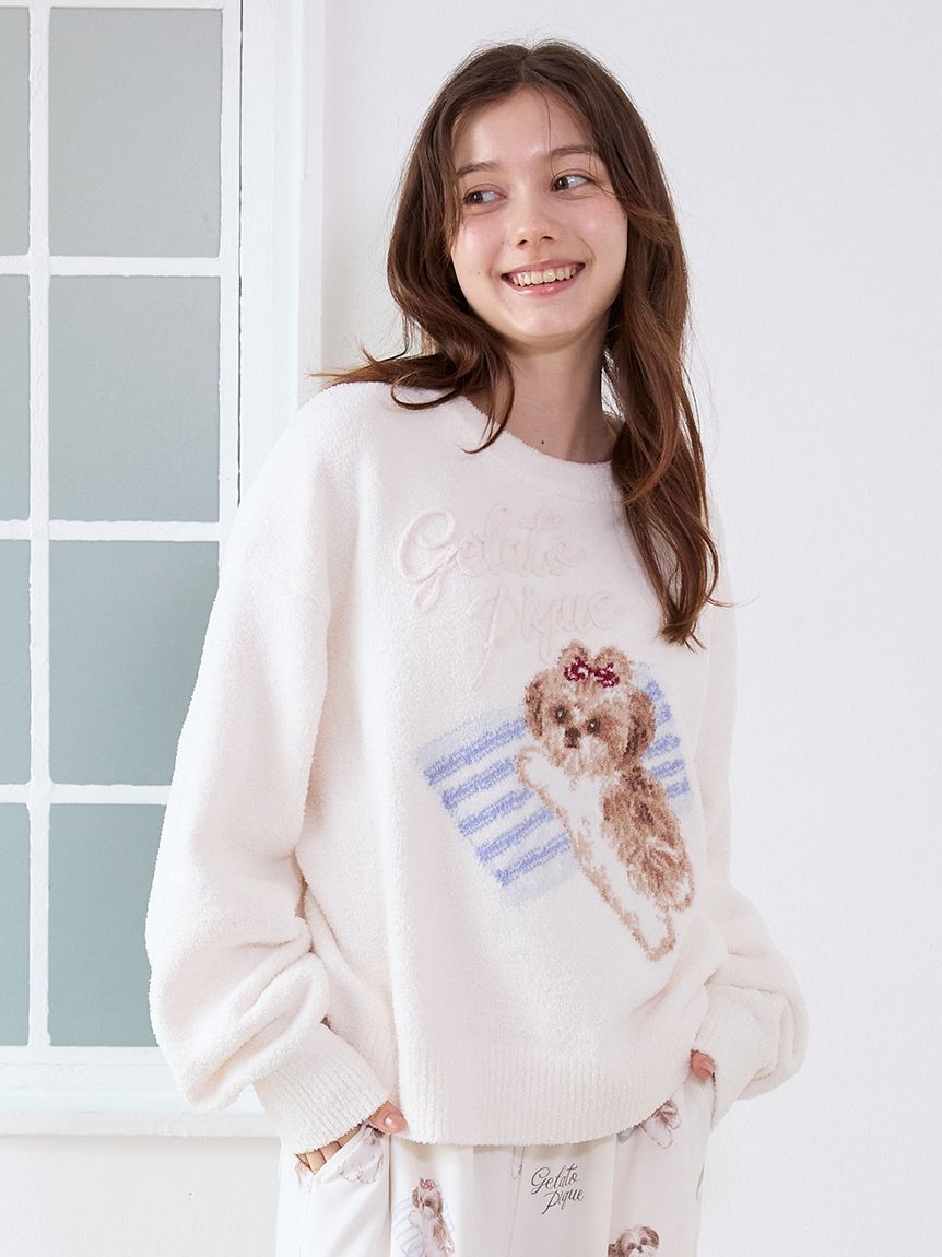 gelato pique「シーズージャガードプルオーバー」|ルームウェア|