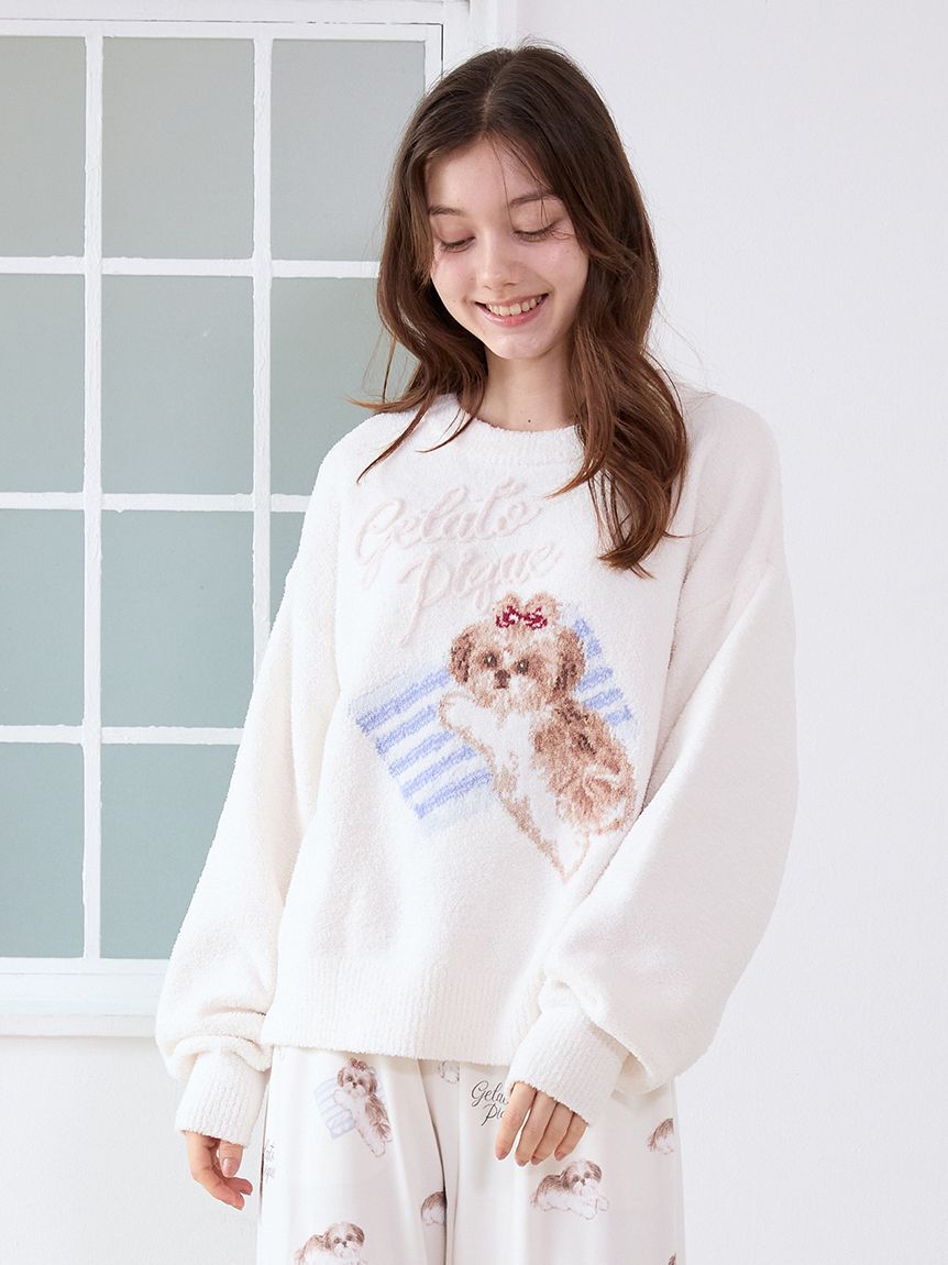 gelato pique「シーズージャガードプルオーバー」|ルームウェア|