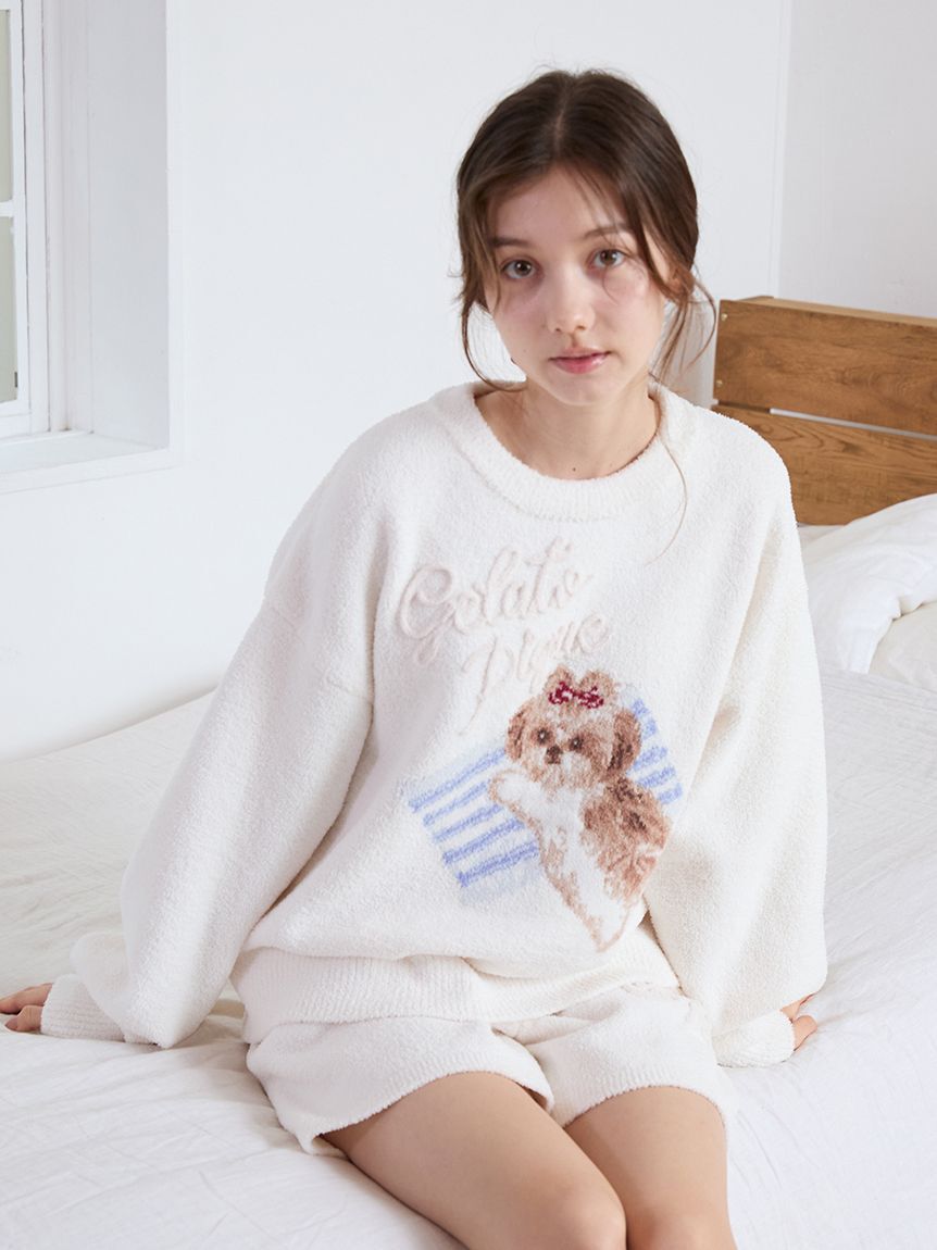 gelato pique「シーズージャガードプルオーバー」|ルームウェア|