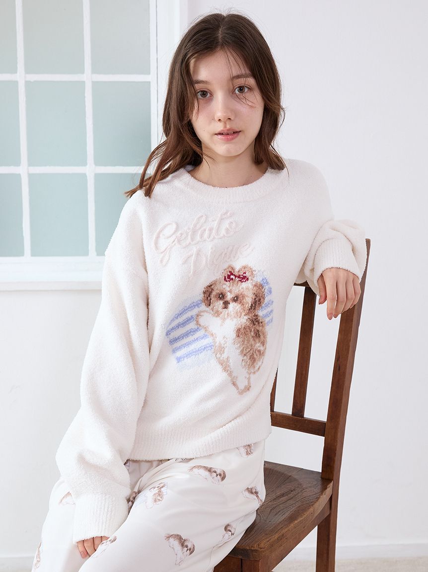 gelato pique「シーズージャガードプルオーバー」|ルームウェア|