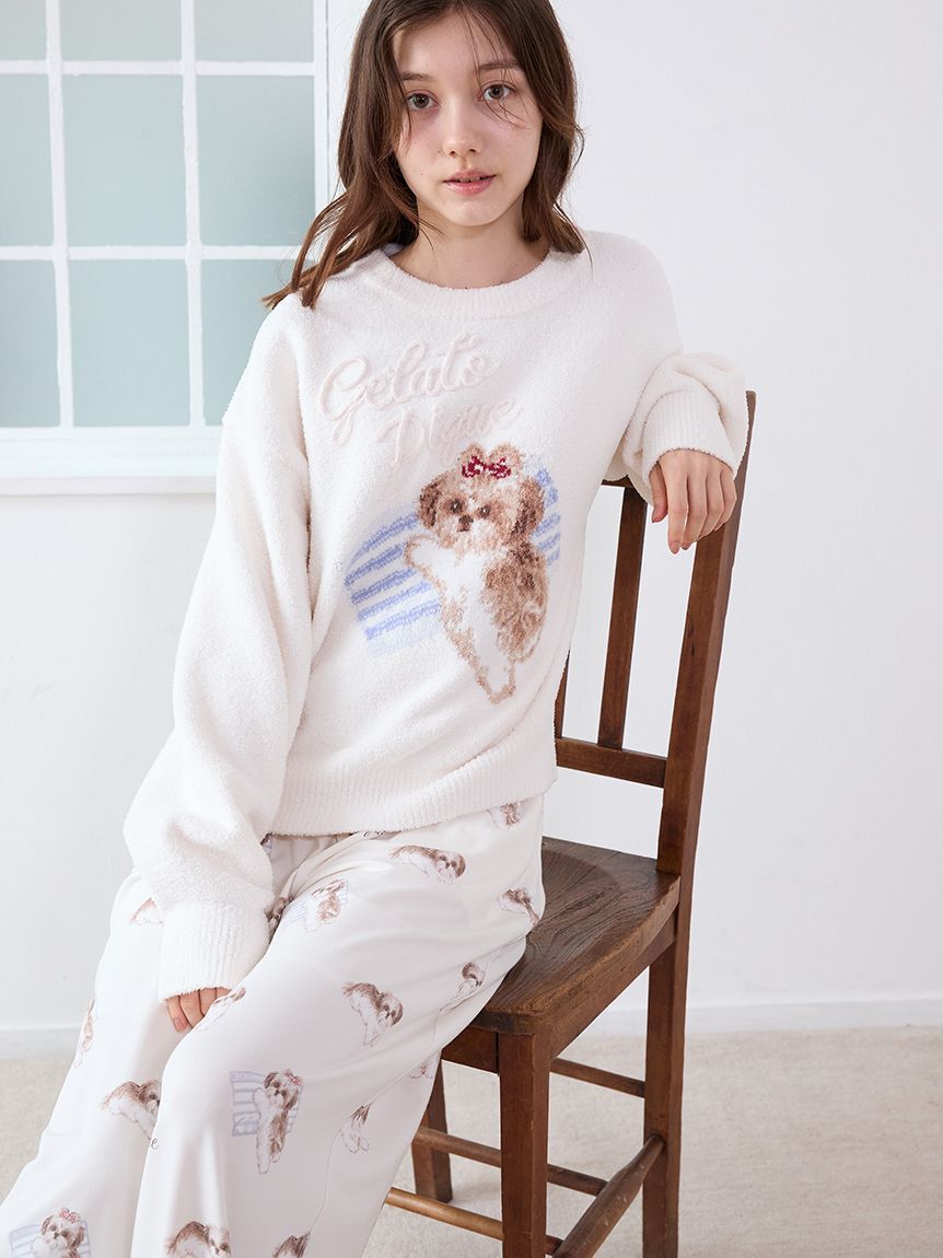 gelato pique「シーズージャガードプルオーバー」|ルームウェア|