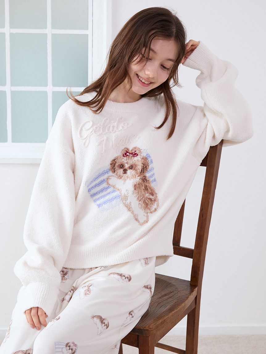 gelato pique「シーズージャガードプルオーバー」|ルームウェア|