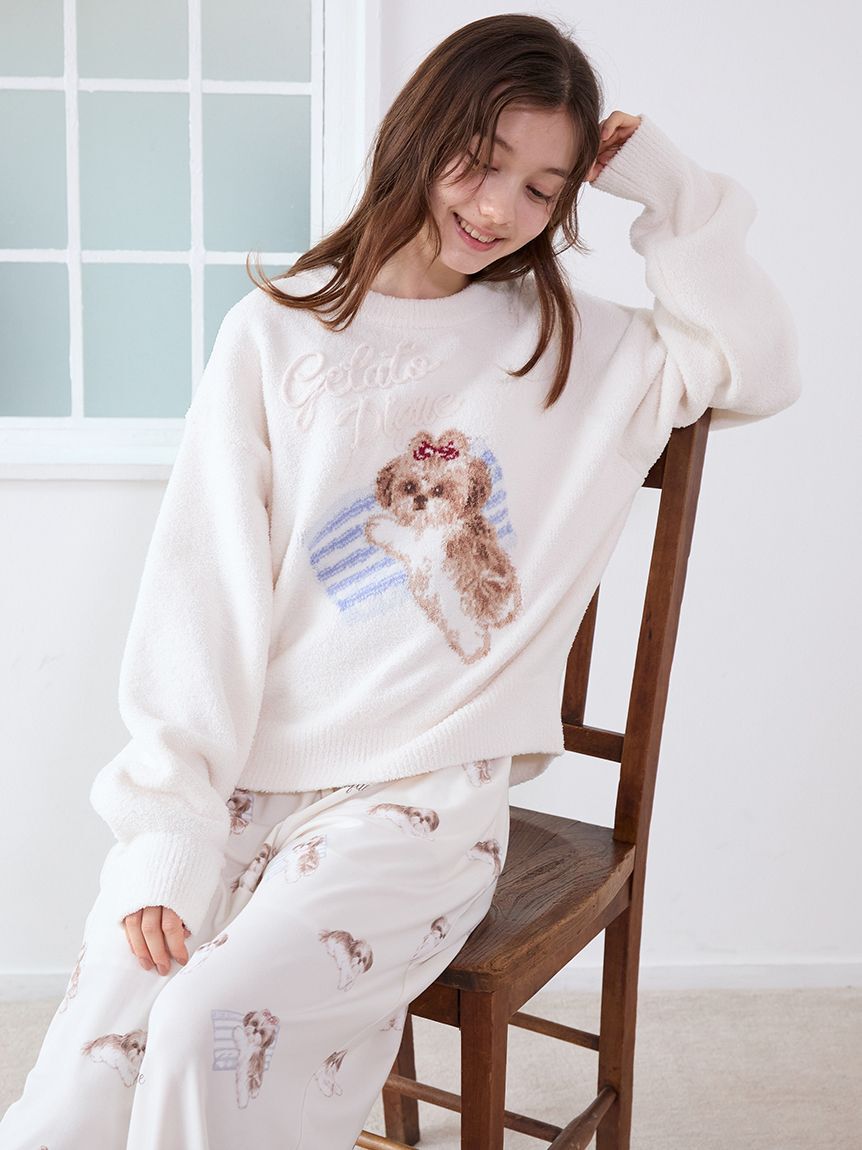 gelato pique「シーズージャガードプルオーバー」|ルームウェア|