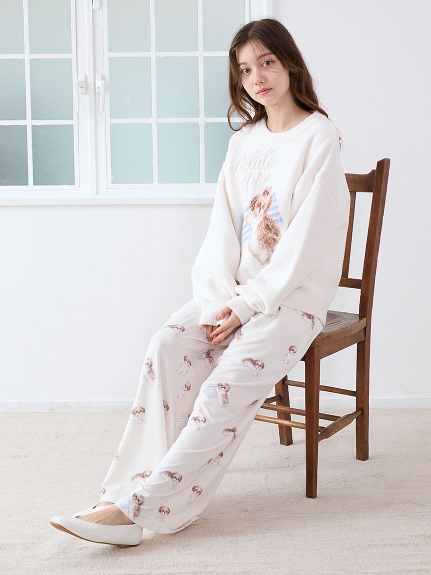 gelato pique「シーズージャガードプルオーバー」|ルームウェア|