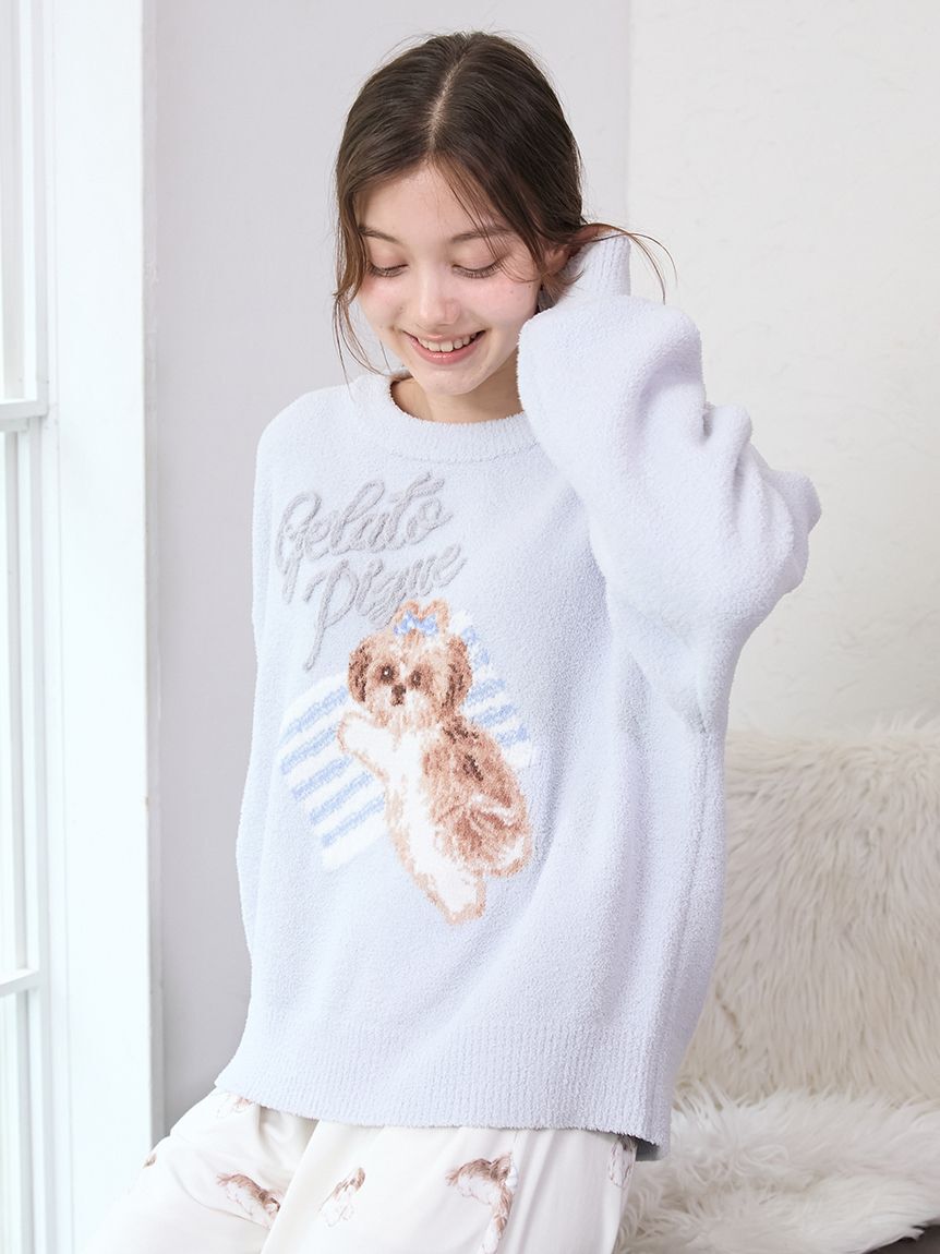 gelato pique「シーズージャガードプルオーバー」|ルームウェア|