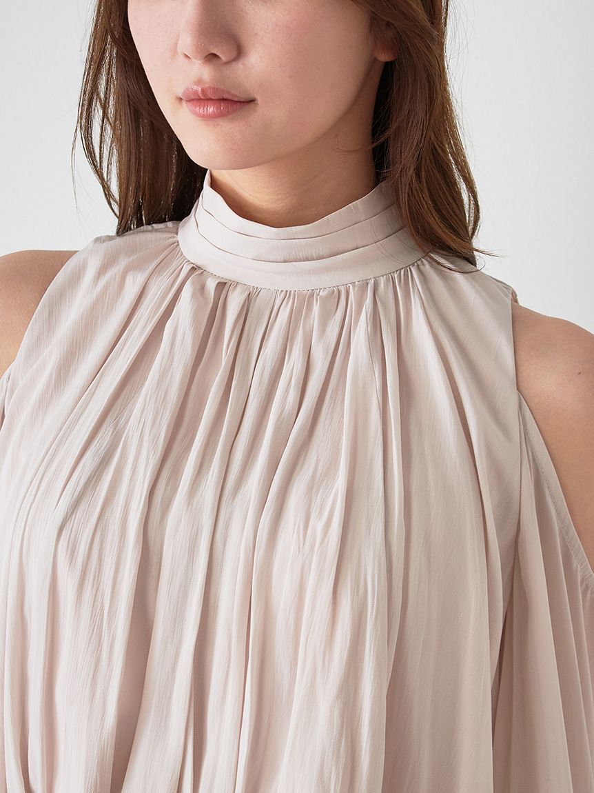 SNIDEL「コールドショルダーパンツセットアップ」|ワンピース|