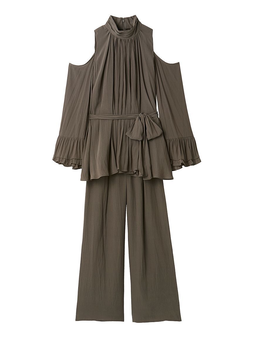 SNIDEL「コールドショルダーパンツセットアップ」|ワンピース|MOC